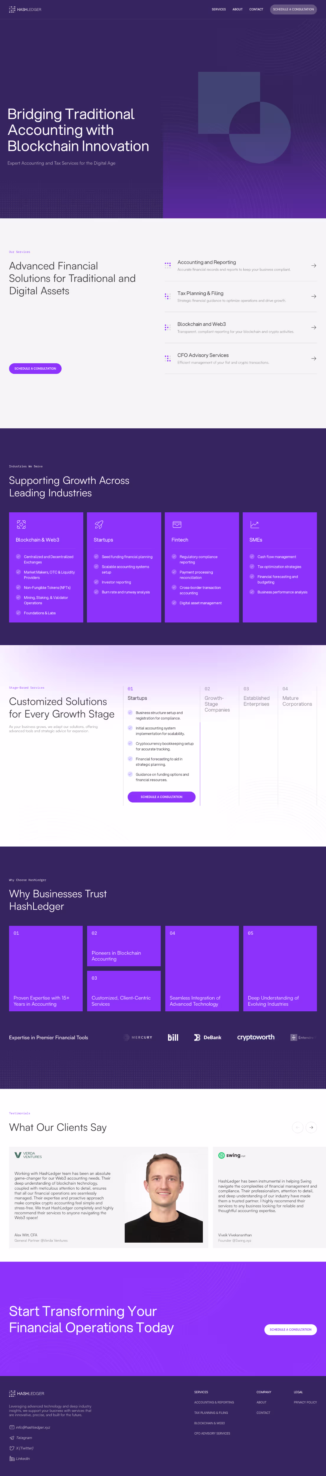 HashLedger Case Study