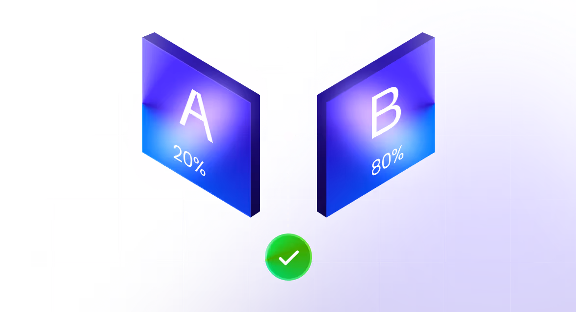 Proven hypothesis through AB testing